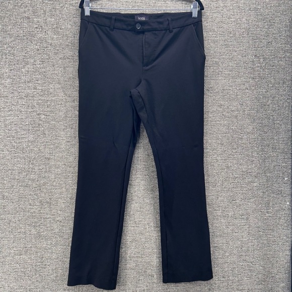 NYDJ‎ Womens Pants Size 8 Black Bootcut Career Professional Casual Stretch - Picture 1 of 16